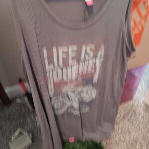 Life is a journey tank top